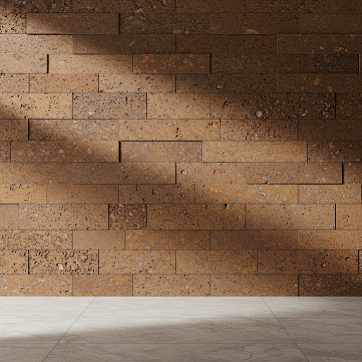 Beautiful wall with laterite stone cladding tiles