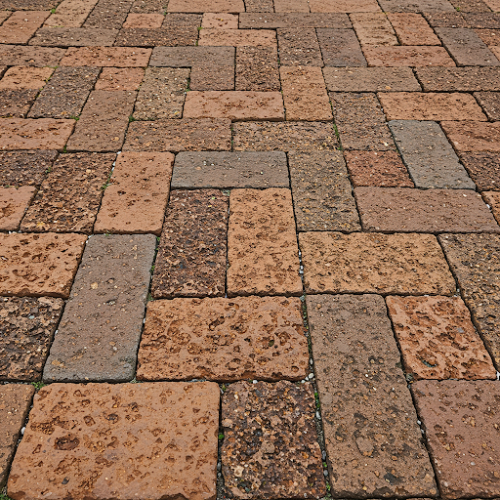 Designer laterite stone pavement blocks for outdoors
