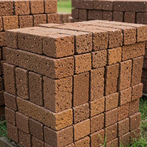 High-quality laterite stone wall blocks for construction