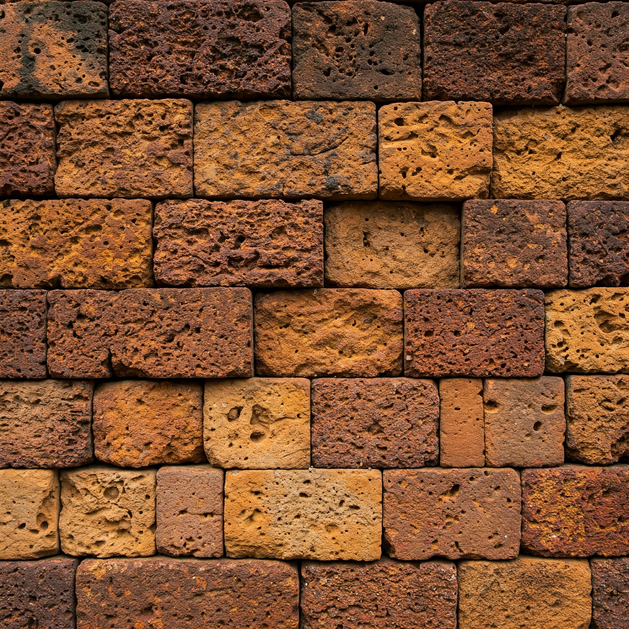Single laterite stone wall block