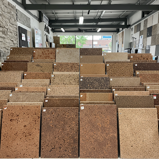 Interior accent wall with laterite cladding tiles